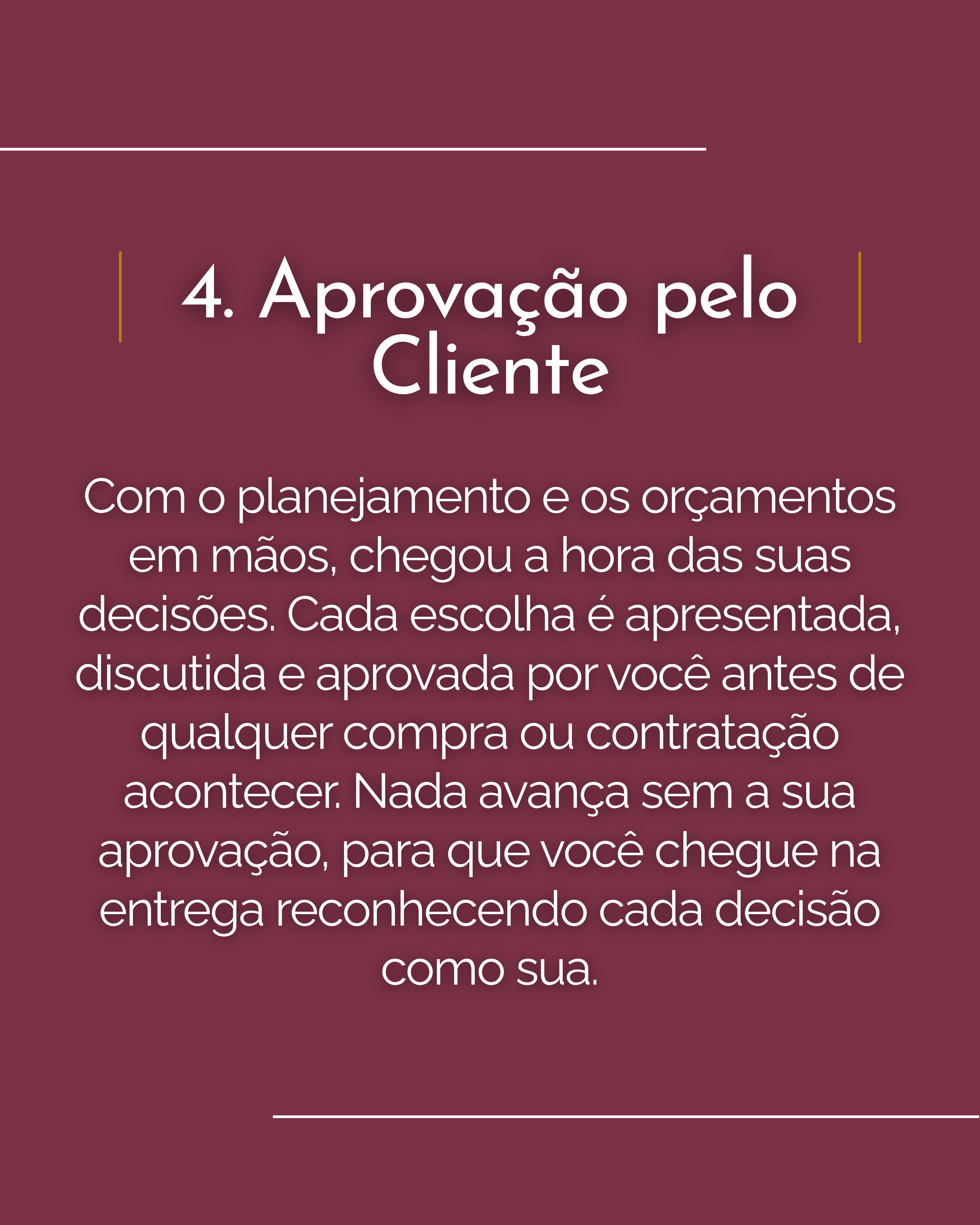 Aprovação pelo Cliente